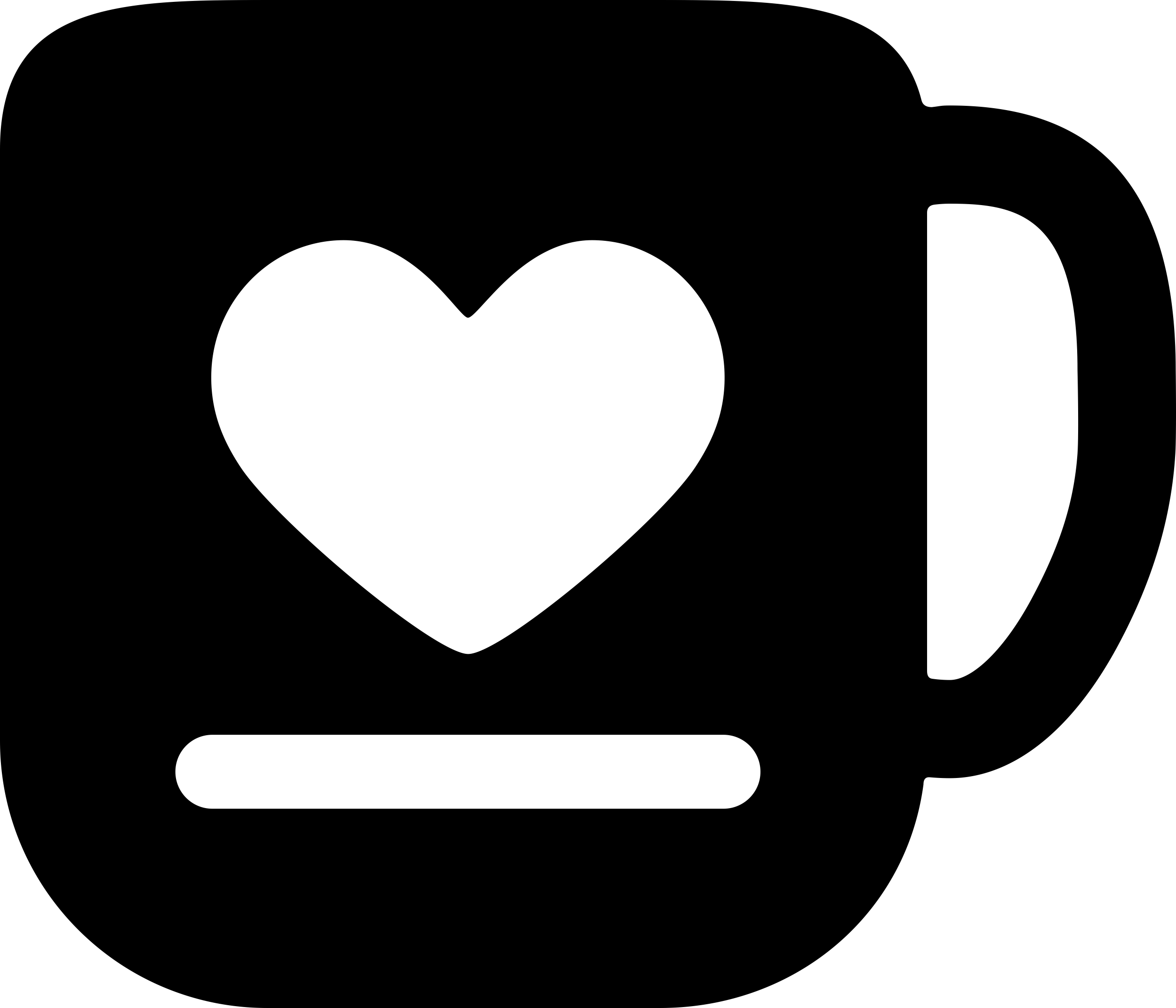 Cup With A Heart Outline Icon Svg Set Free Vectors